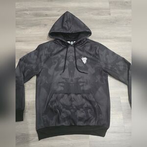 Crooks & Castles Black Hoodie with White Emblem Brand New Size Medium.